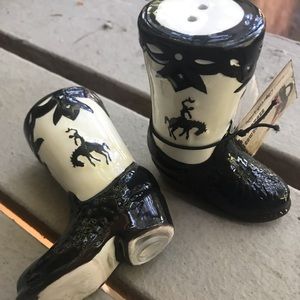 Cowboy Boot Salt and Pepper Shakers